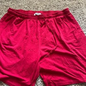IMAN Vibrant Red Athletic Men's Shorts